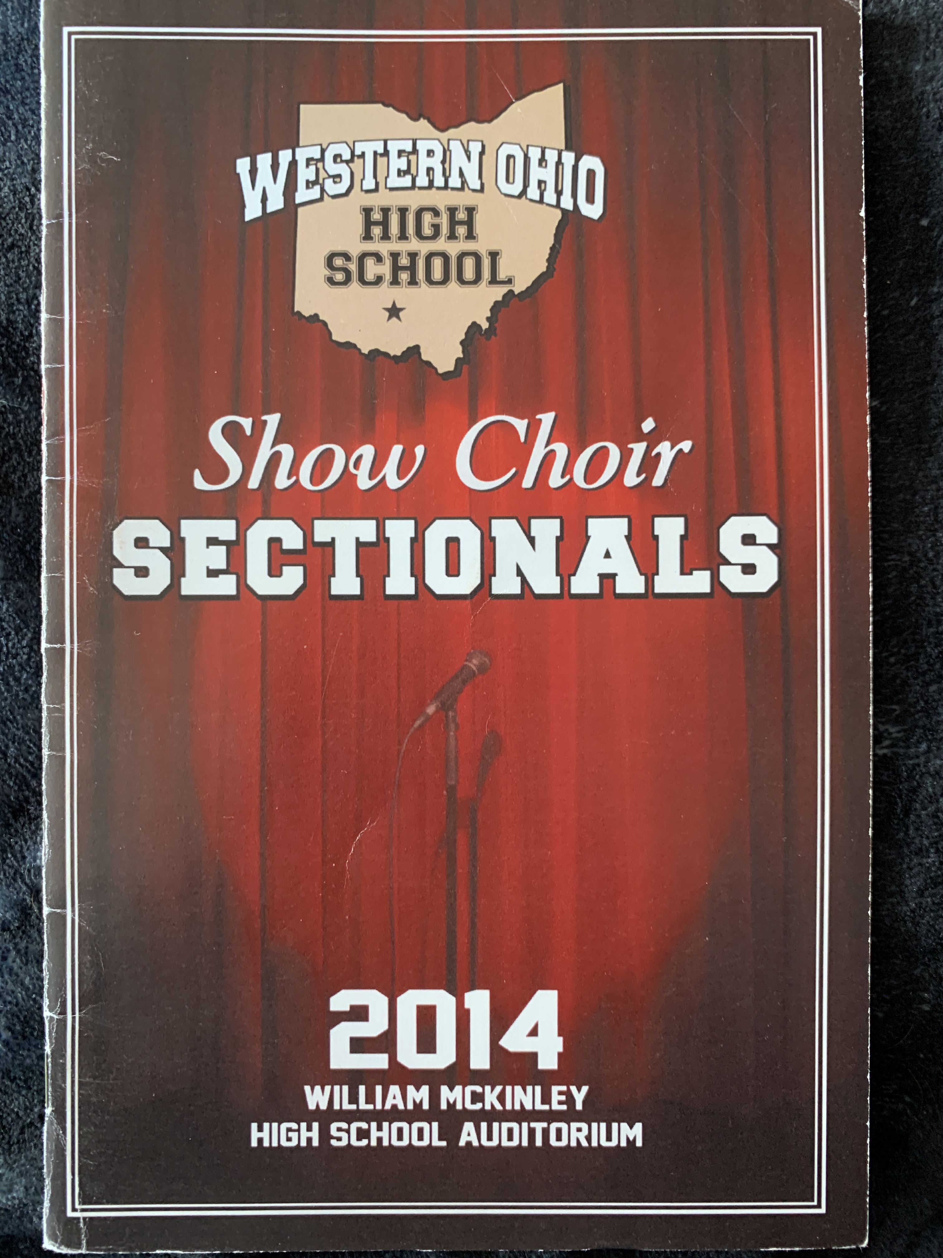 Season 6: 2014 Western Ohio High School Show Choir Regionals Competition Program.