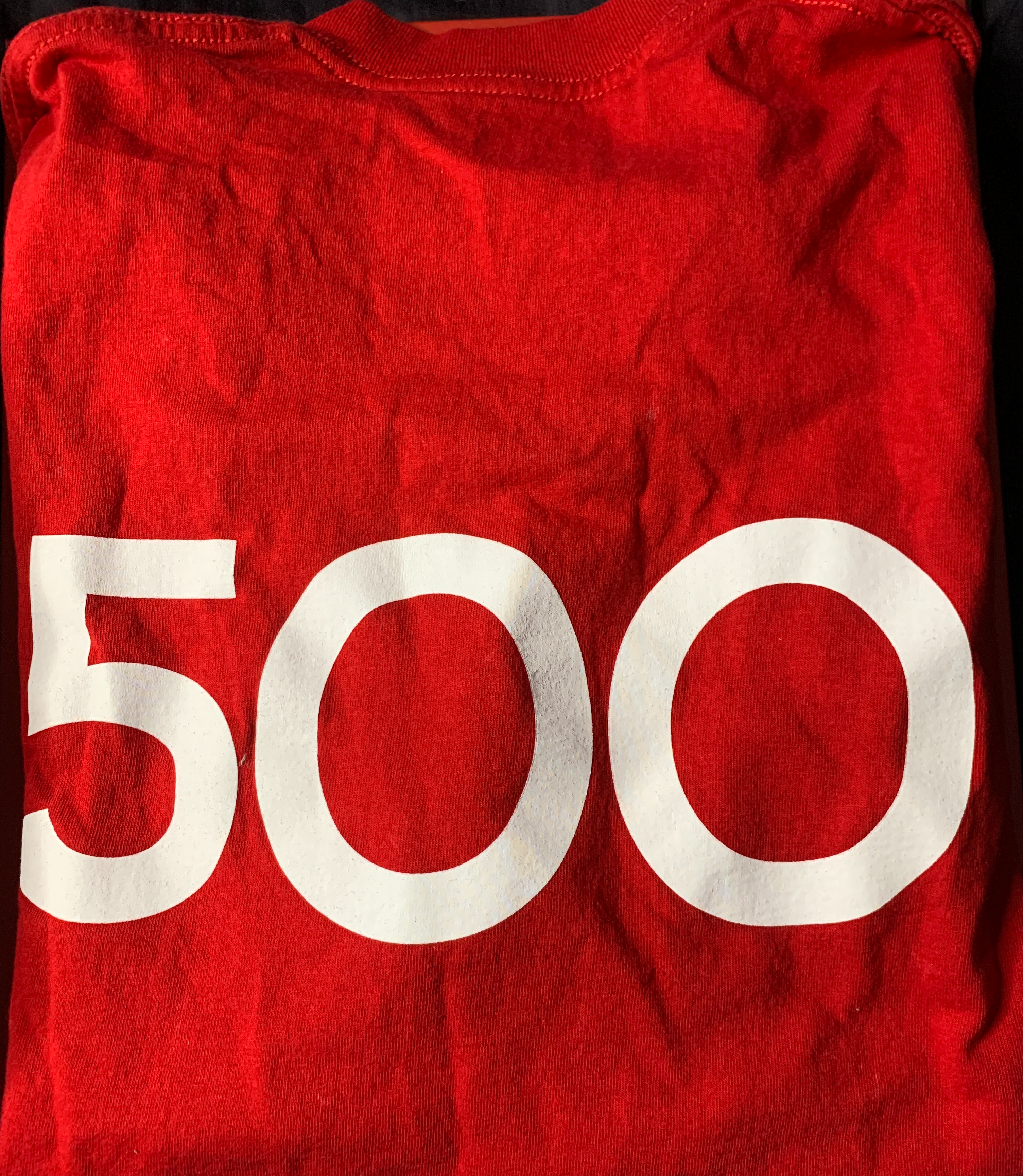 Glee 500th Musical Number Crew T-Shirt.