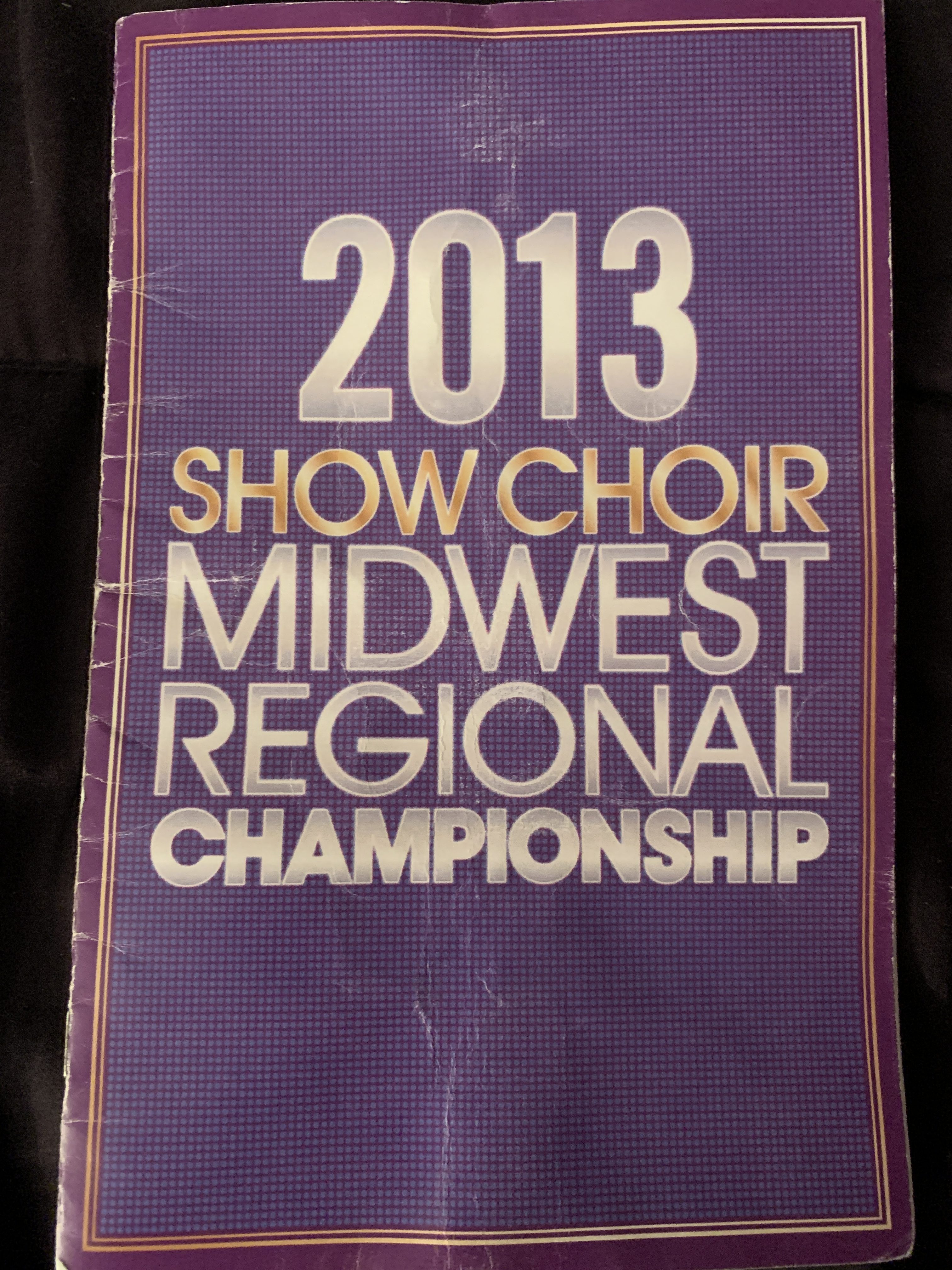 Season 4: 2013 Show Choir Regionals Program.